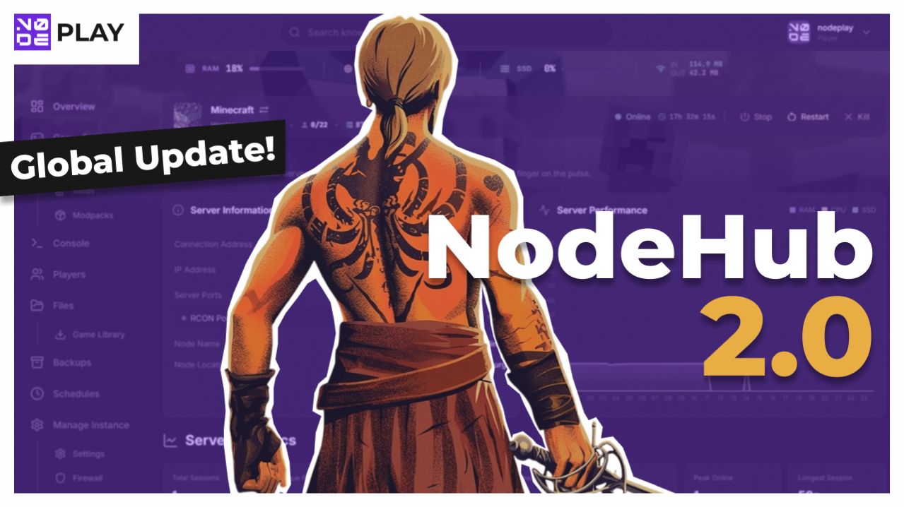 NodeHub 2.0 — Глобальное обновление NodePlay! Новая панель, оптимизация и больше возможностей