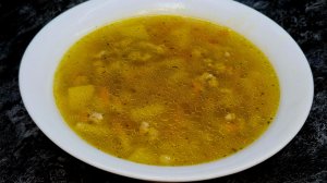 Простой и быстрый суп со звездочками на обед