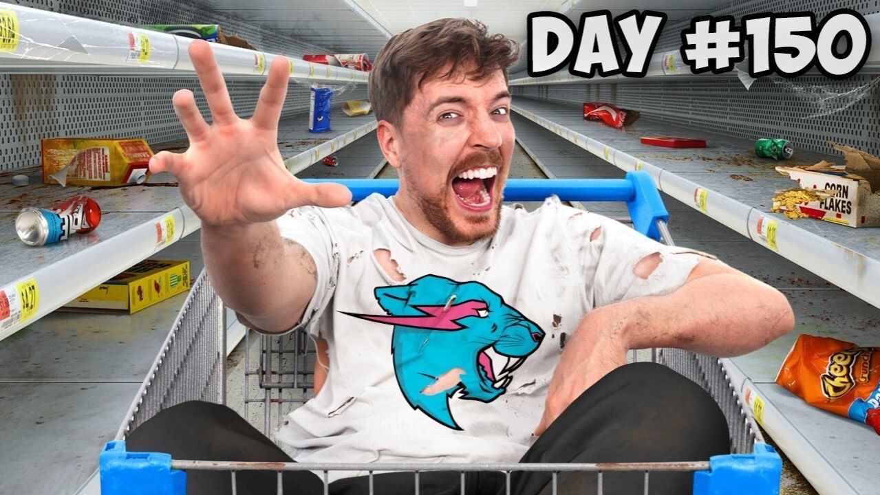 $10,000 ЗА КАЖДЫЙ ДЕНЬ, ПЕРЕЖИТЫЙ В МАГАЗИНЕ! MRBEAST МИСТЕРБИСТ НА РУССКОМ мистер бист