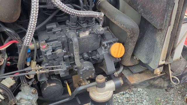 Работа двигателя Yanmar CT118