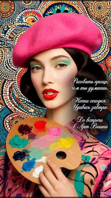 Онлайн марафоны рисования Https://artvishnya.ru/