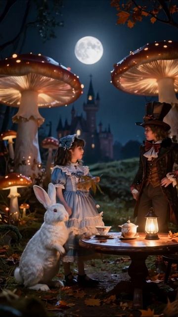 Сказочный вечер с зайцем и чаепитием #сказка #приключение #арт