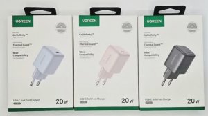 Зарядное устройство 20W X512 UGREEN #ugreen #распаковка