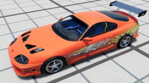 дрифт на toyota supra в BeamNG.drive