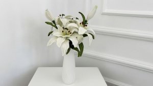 ЛИЛИИ ИЗ СИНЕЛЬНОЙ ПРОВОЛОКИ 13 ШТУК