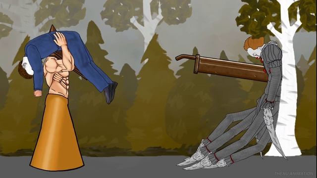 Pyramid Head Vs Pinhead Vs Cartoon Cat, Michael Myers, Venom, IT Pennywise, Savini Jason [Dc2]