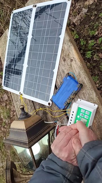 Уличный фонарь на солнечной энергии