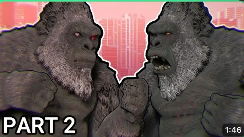 Конг Vs Конг | Анимация часть 2 (перезалив с Ютуба)