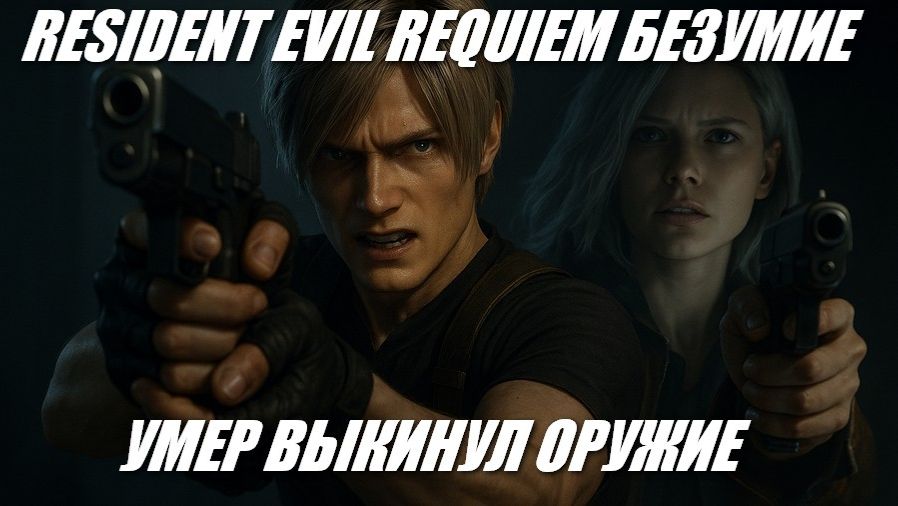 RESIDENT EVIL REQUIEM / БЕЗУМИЕ / УМЕР ВЫКИНУЛ КЛАСС ОРУЖИЯ