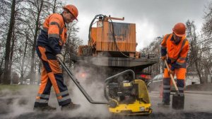 Масштабную уборку мусора и ремонт дорог проводят сотрудники дорожных служб по всей России