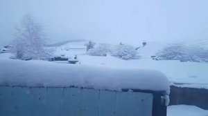 Село засыпало снегом!