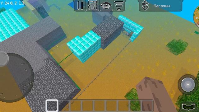 почти бесконечный туннель в Майнкрафте