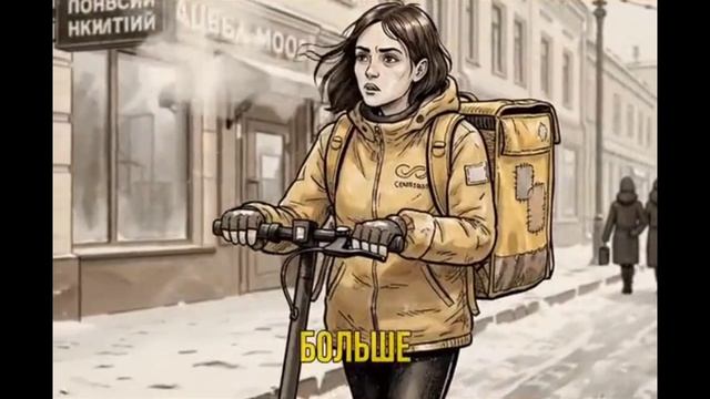 Девушка курьер