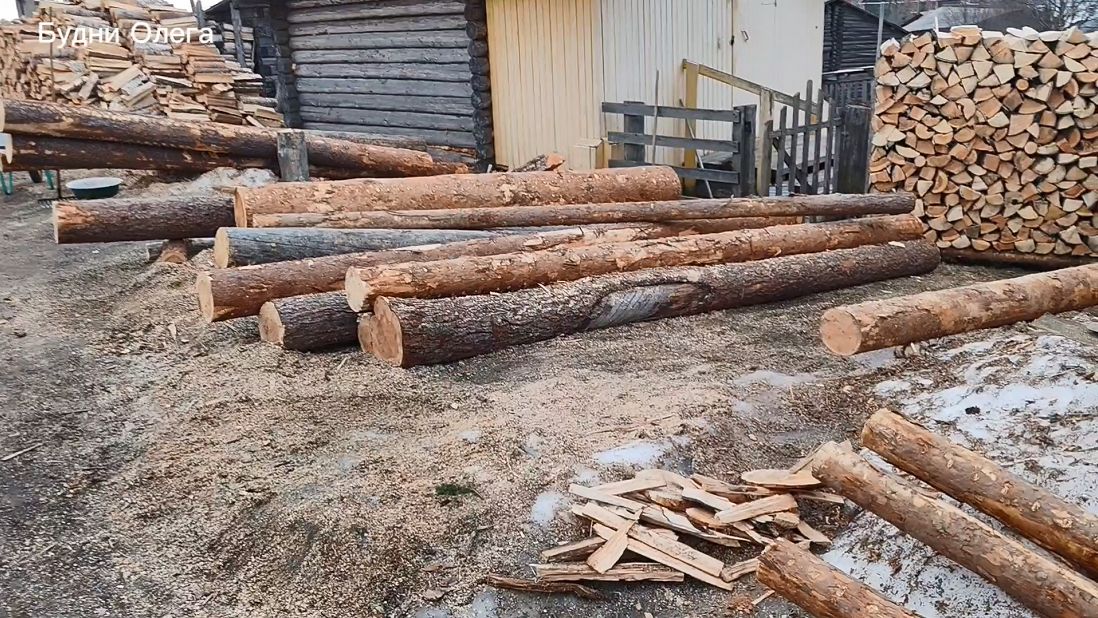 Сломался пистолет мойка. Складываю дрова, уборка территории. Новости с реки.17.04.26