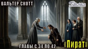 Вальтер Скотт «Пират» главы с 34 по 42