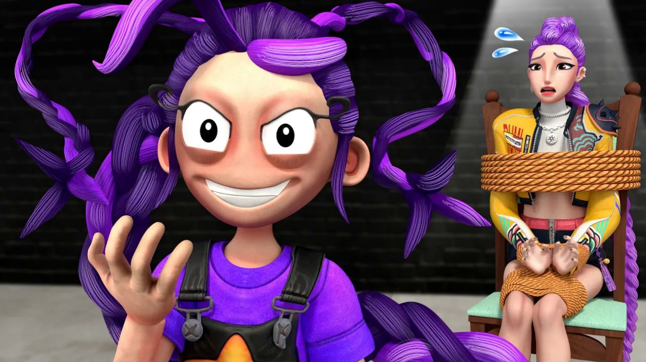 ЛИЛИ ЛАВБРАЙДС ПРОТИВ. ОХОТНИЦА! Kpop Охотники на демонов против Поппи Время игры 5 Анимация