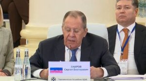 С.Лавров на заседании Совета Парламентской Ассамблеи ОДКБ