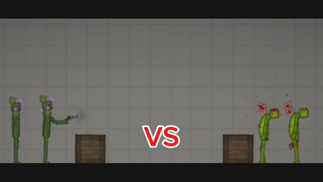 2 арбуза VS 2 кактусов 😎 Melon Sandbox