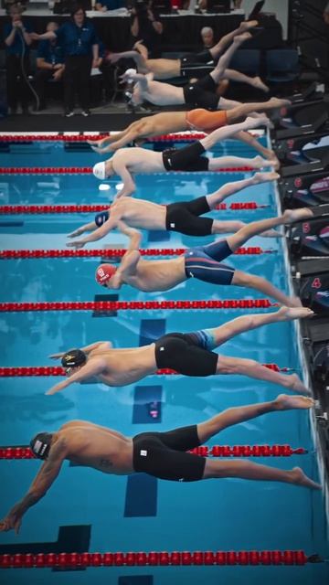 Старт пловцов - чистая эстетика мощи и концентрации💪