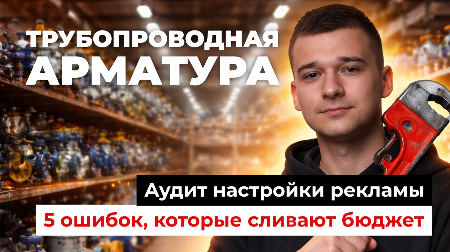 Где сливается бюджет? Аудит Яндекс Директ для завода трубопроводной арматуры