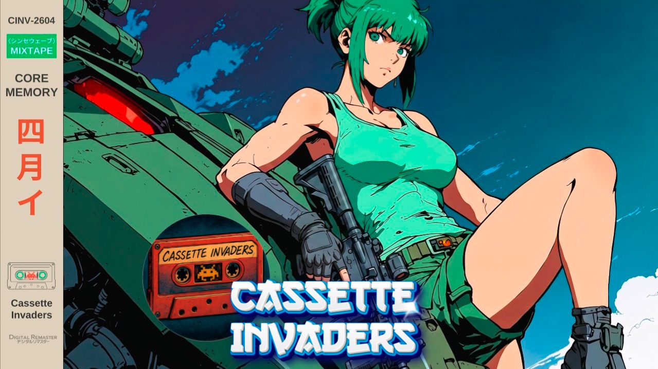 👾 CORE MEMORY|Synthwave,Cyberpunk_CASSETTE INVADERS_20-04-2026
