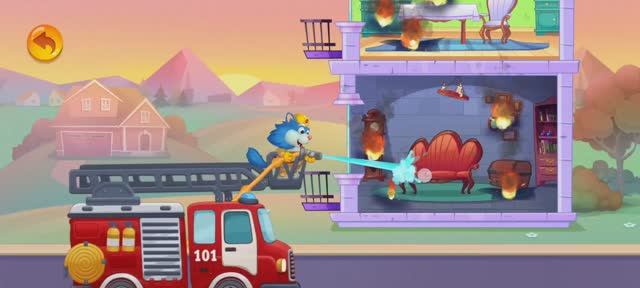 Мультики про машинки. Мультик для детей. Собираем пожарную машину.