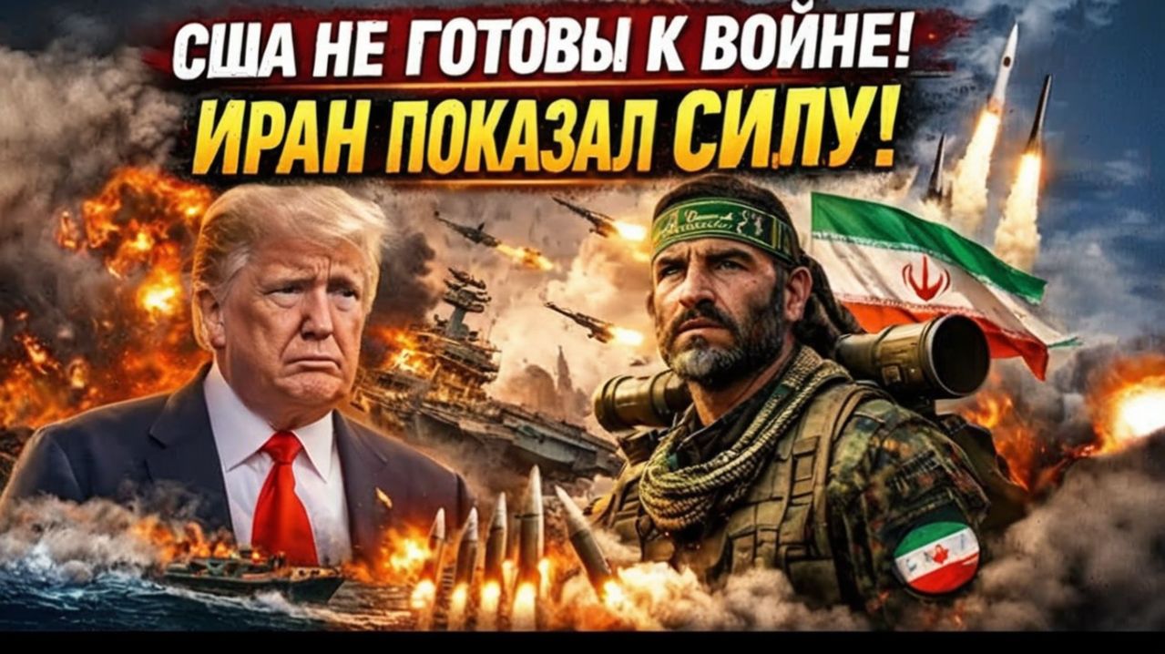США НЕ ГОТОВЫ К ВОЙНЕ — ИРАН ПОКАЗАЛ СИЛУ