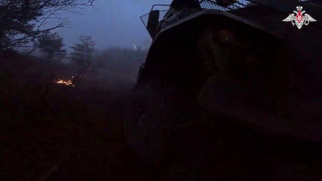 Боевая работа расчётов РСЗО «Град» ГрВ «Центр» и «Север»