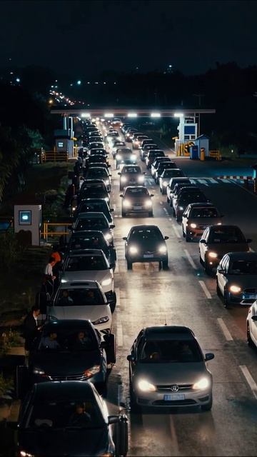 Бесконечная пробка: ночь, полная ожидания #пробка #ночь #разочарование