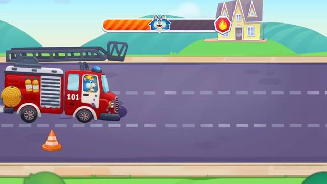Мультики про машинки. Мультик для детей. Собираем пожарную машину.