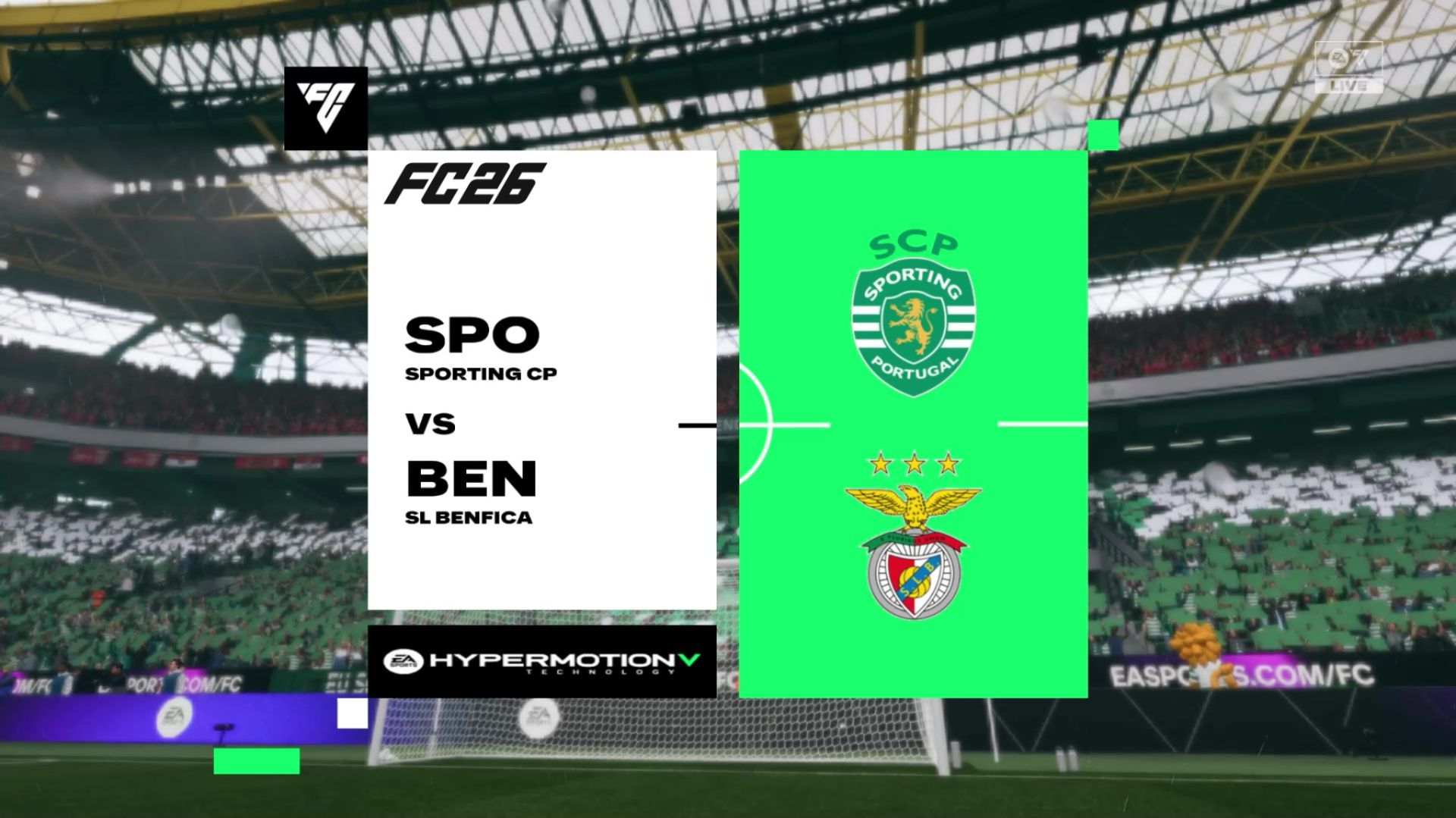 Спортинг - Бенфика 30 тур Чемпионат Португалии 25/26 FC26