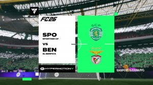 Спортинг - Бенфика 30 тур Чемпионат Португалии 25/26 FC26