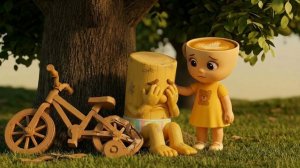 🚲 Не плачь, Тунг Тунг Тунг… Балерина помогает ему собрать совершенно новый велосипед