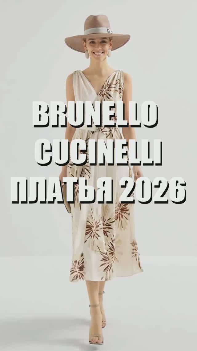 ❤️ BRUNELLO CUCINELLI весна-лето 2026 ТОП модных платьев люкс - новая коллекция