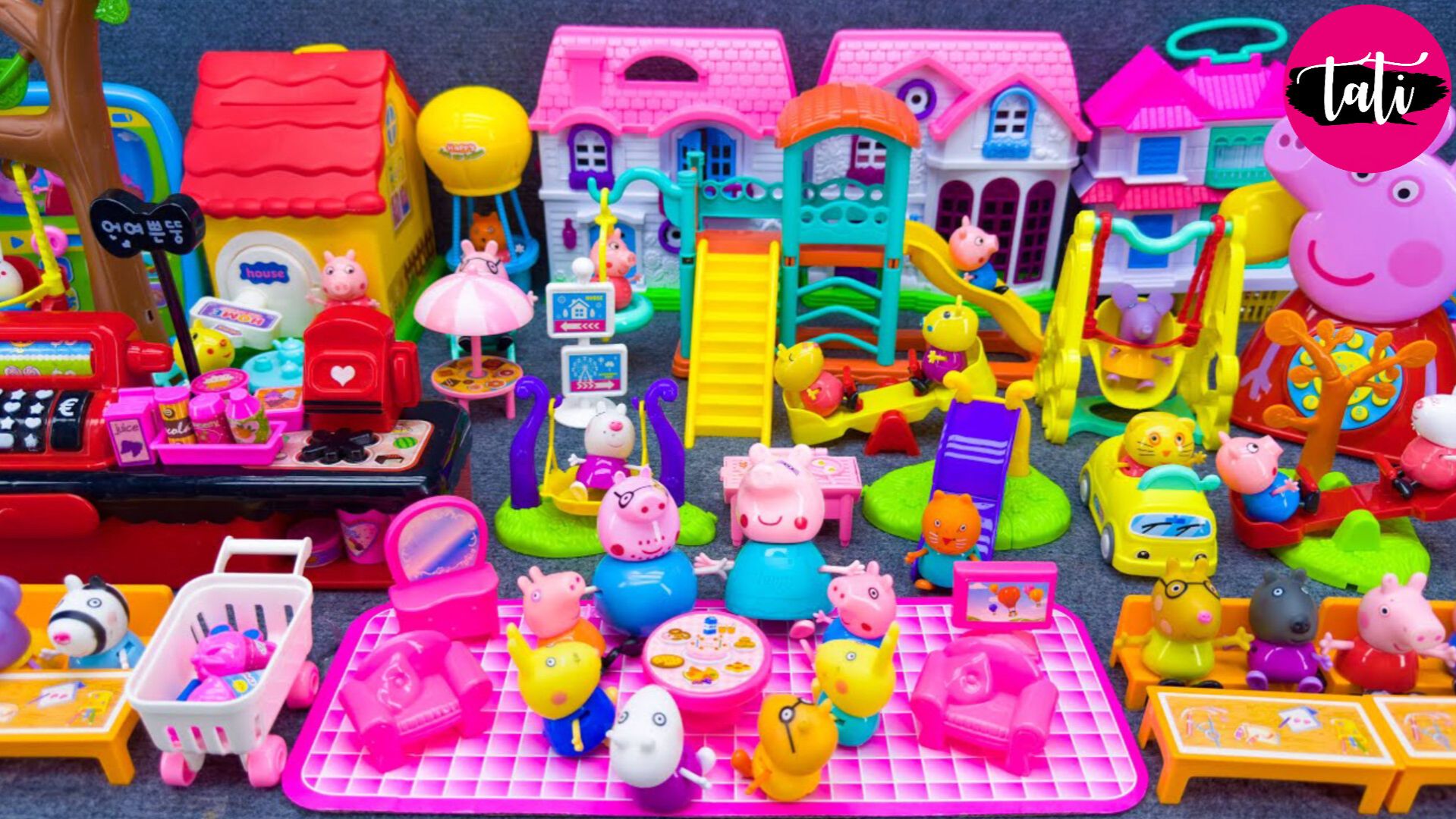 Играем в игрушки из мультика свинка Пеппа. Мультфильм для детей. ASMR АСМР