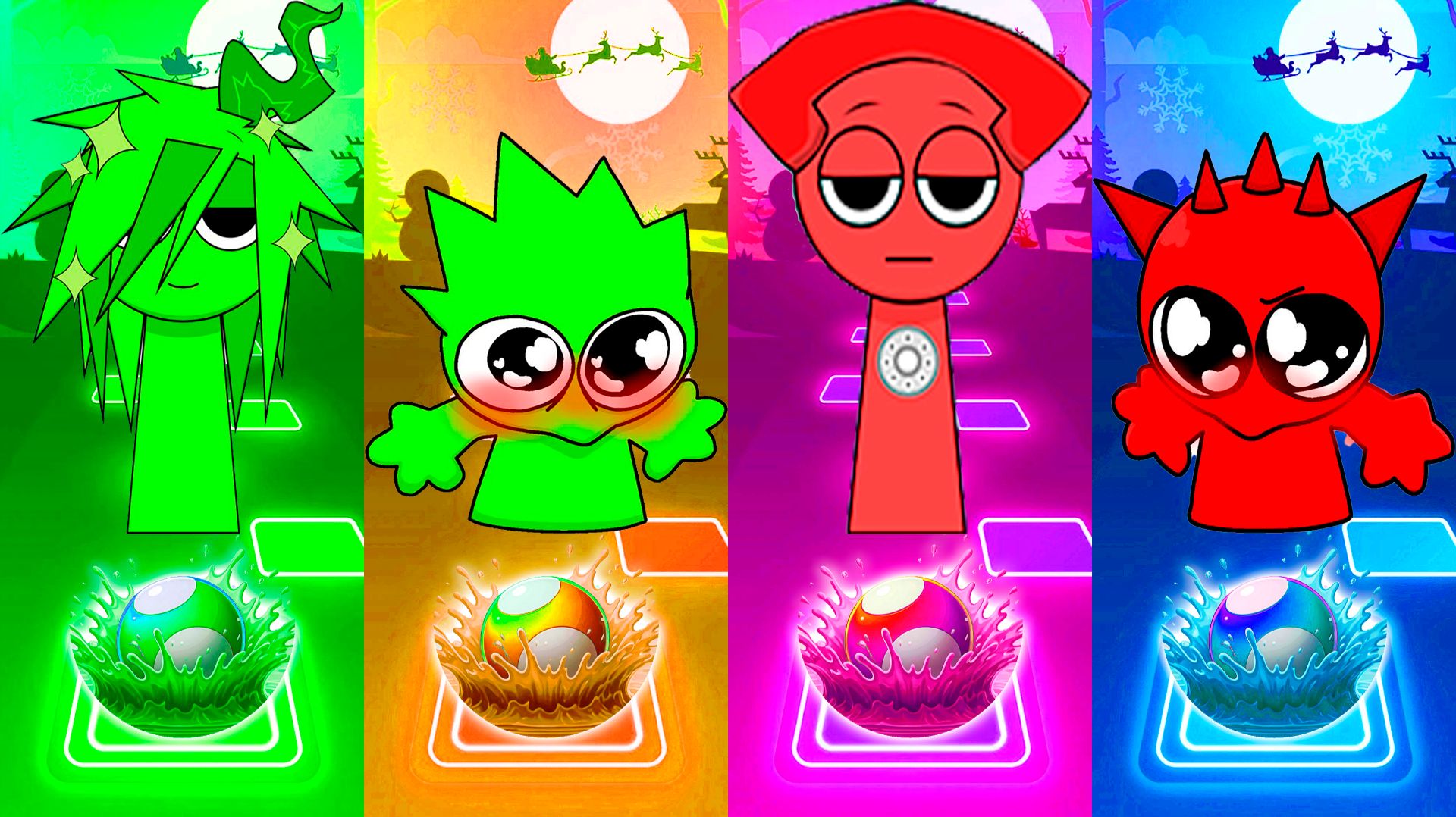 Coffin Dance Спрунки 246 уровень - Мультики про Спрунке | МУЛЬТФИЛЬМЫ SPRUNKI в Tiles Hop