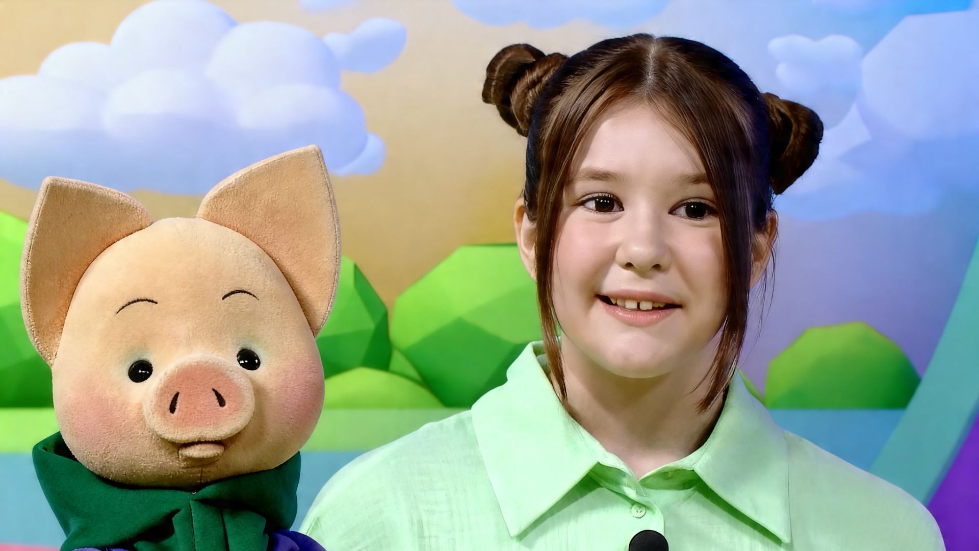 Вместе с Хрюшей: Певица Маргарита Хижняк ✨ Шоу для детей С добрым утром, малыши! (2023) №36238