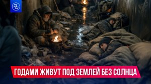 Люди годами живут под землей