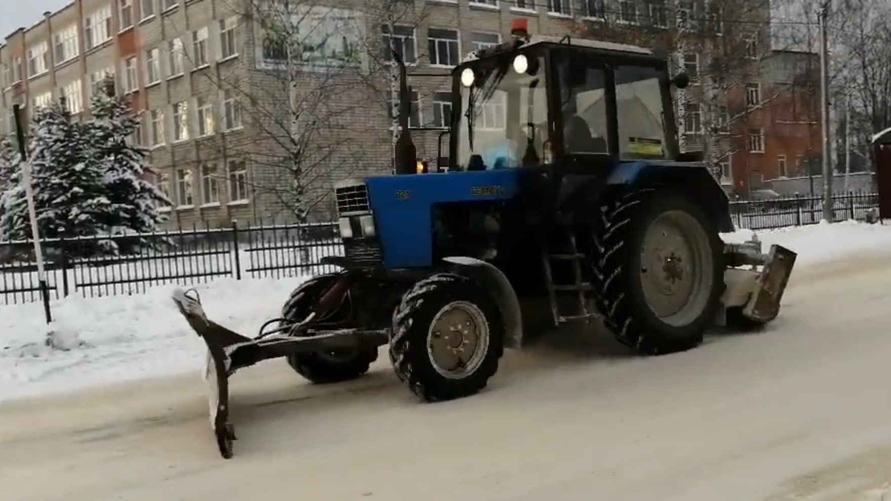 очистка дорог от снега 260 часть снято в 2023 году