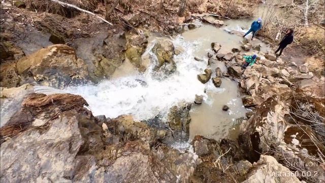 Водопад Бучило, Новосибирская область.