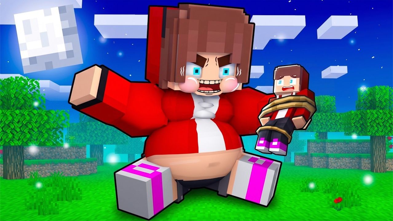 ОГРОМНАЯ ДЕВОЧКА СЪЕЛА ДЖЕЙ-ДЖЕЯ Новые видео МАЙНКРАФТ