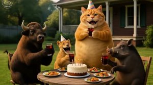 Мама-кошка: стрижка шерсти на ферме и тигровые шапочки для котят 🐾🎩