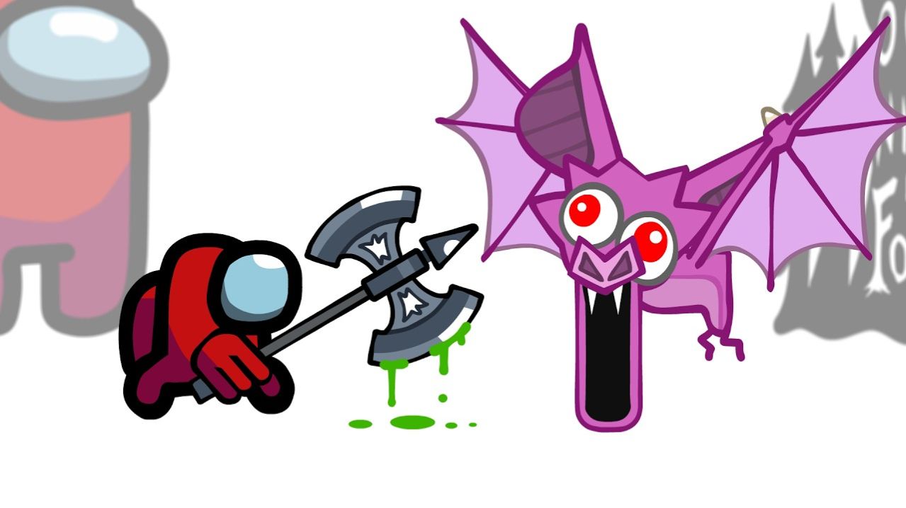 Mini Crewmate Kills Roblox 99 Nights In The Forest The Bat   Among Us