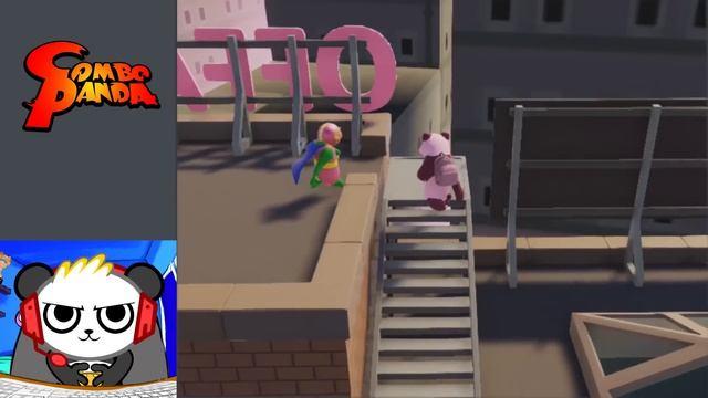 Gang Beasts Funniest Knock Outs Let's Play With Combo Panda