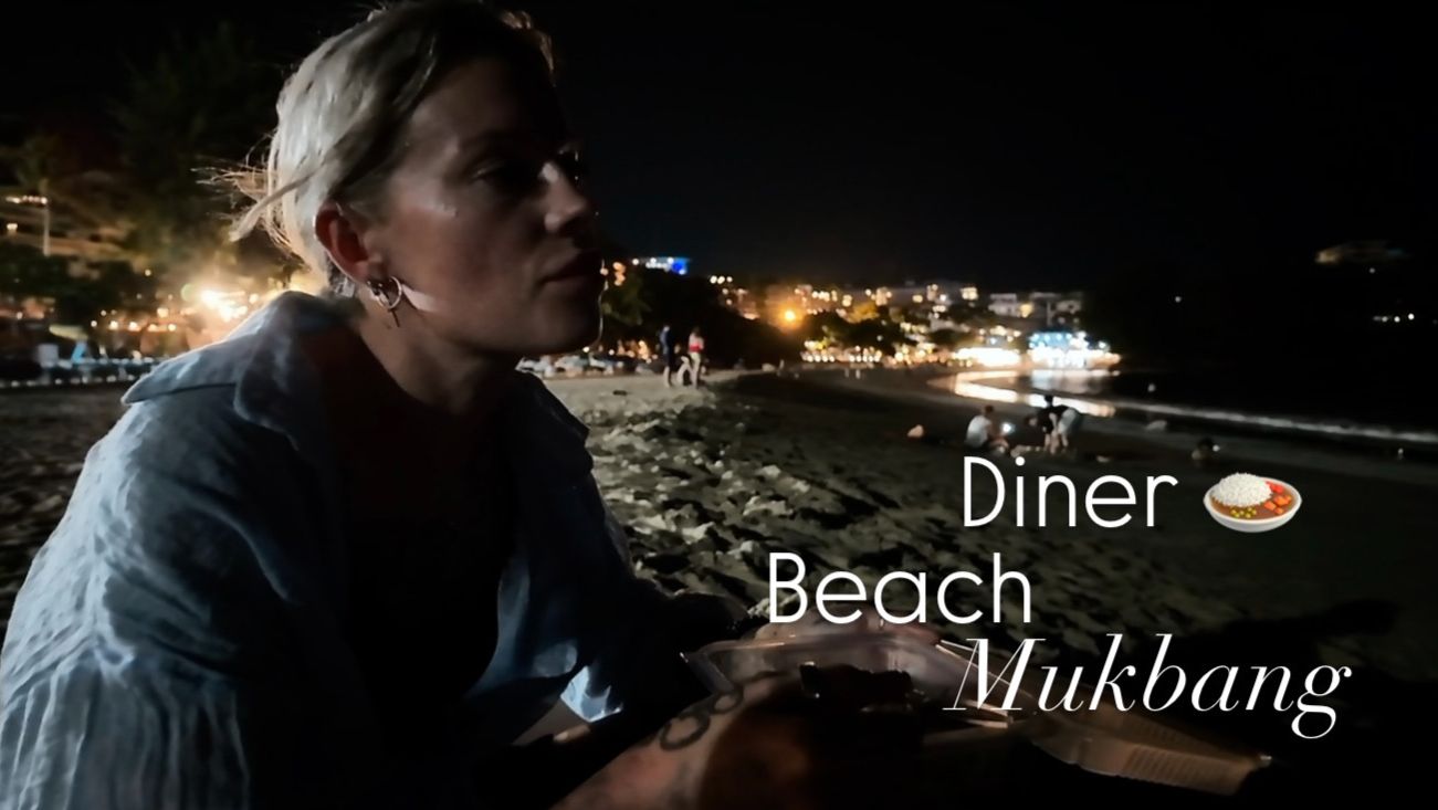 Ужин на пляже🍛Мукбанг по Тайски Жареный рис с овощами за 250₽ Ужин с видом на море Мукбанг экспресс