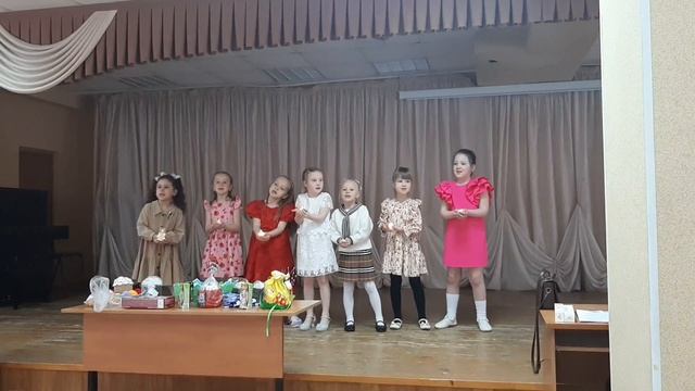 Настенька на празднике Пасхи 2026г