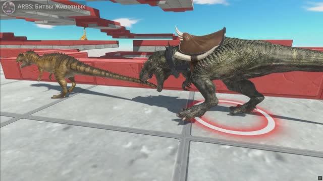 АРБС: СТАЯ ЖИВОТНЫХ УБЕГАЕТ ОТ ДИНОЗАВРА — ПОЛУЧИТСЯ ЛИ ИМ УБЕЖАТЬ? 🦖💨🦁🐺🦌💀