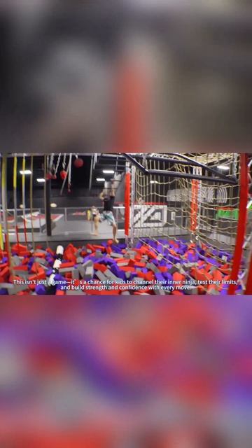 Веселье на трассе ниндзя! Проверьте свои силы, лазайте и балансируйте.