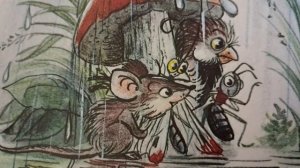 сказка Под грибом, Сутеев