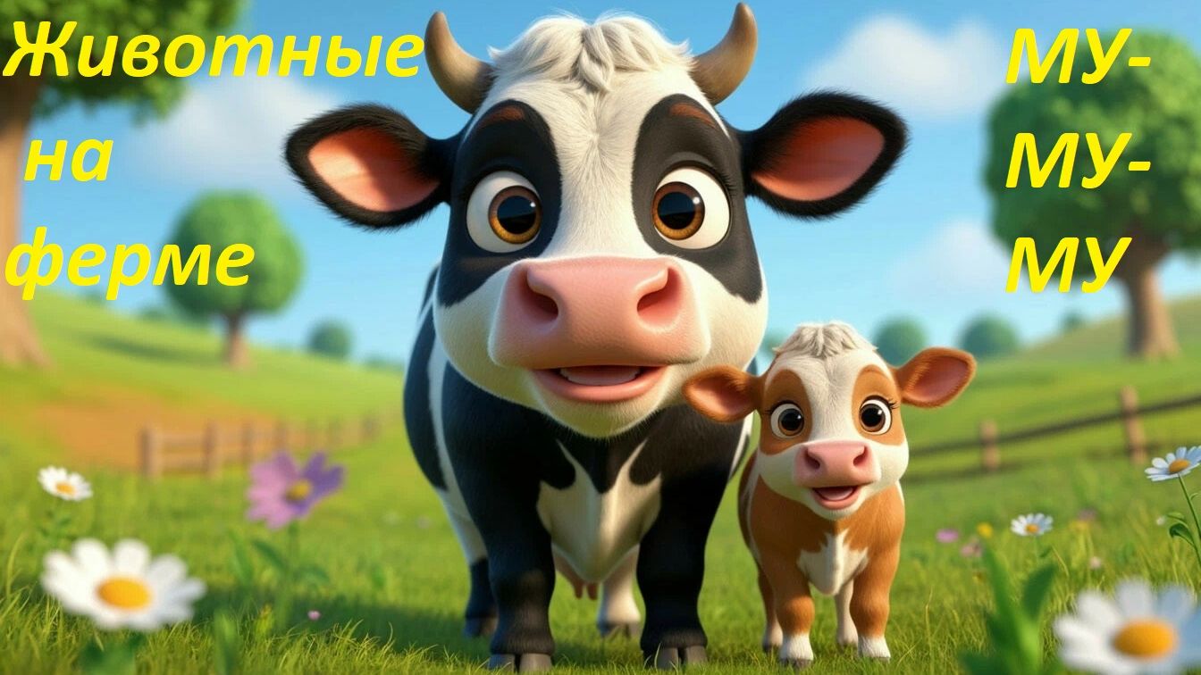 ФЕРМА! 🐔 Считалочка и звуки животных для малышей! Развивающая песенка. смотреть онлайн